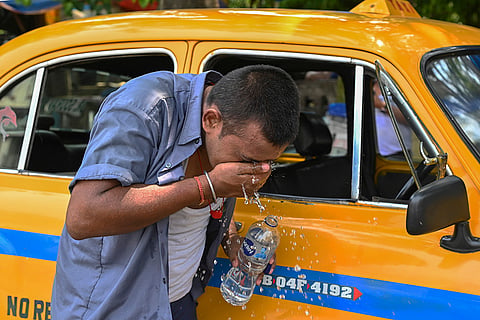 Weather: Hot summer day in Kolkata